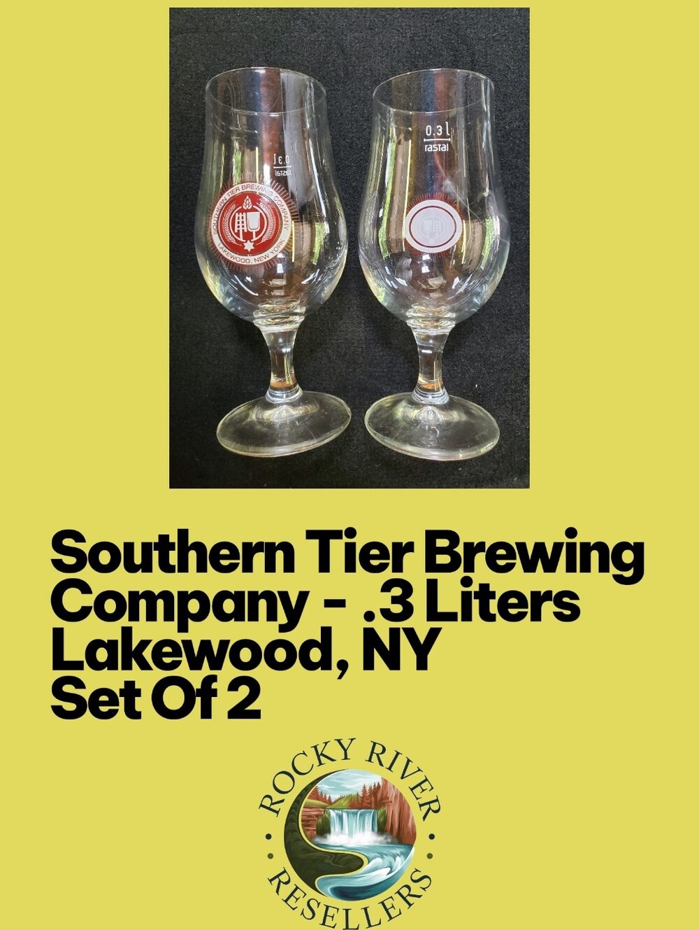 Southern Tier Brewing Company | Lakewood, NY | .3 Liters | Set Of 2